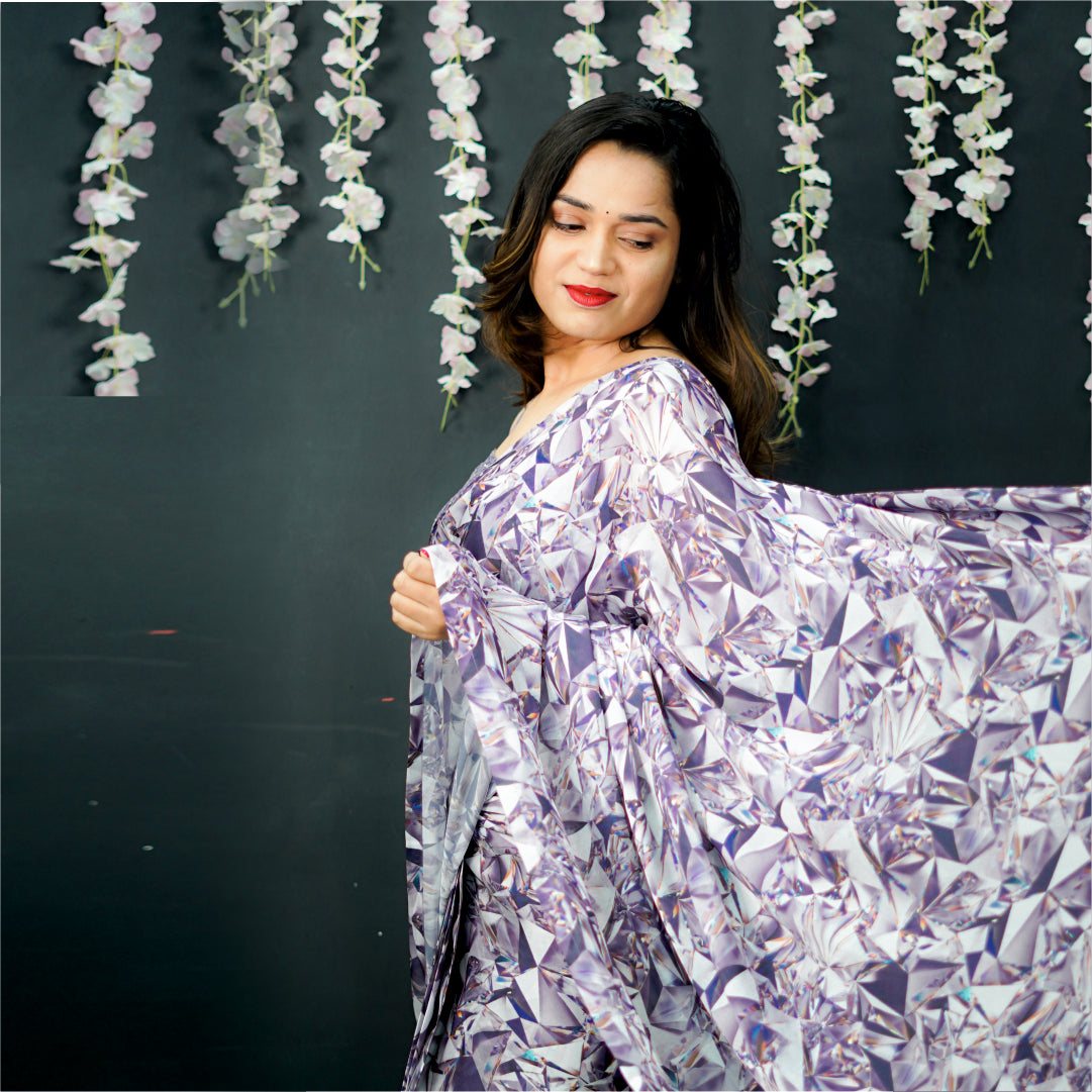 Readymade Saree with Designer Blouse Dori Style