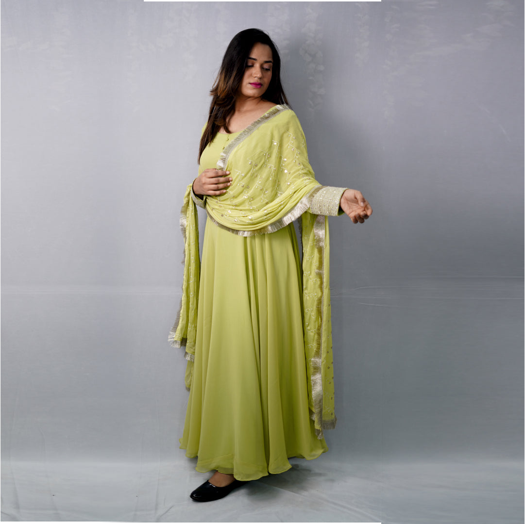Frock with Duppata