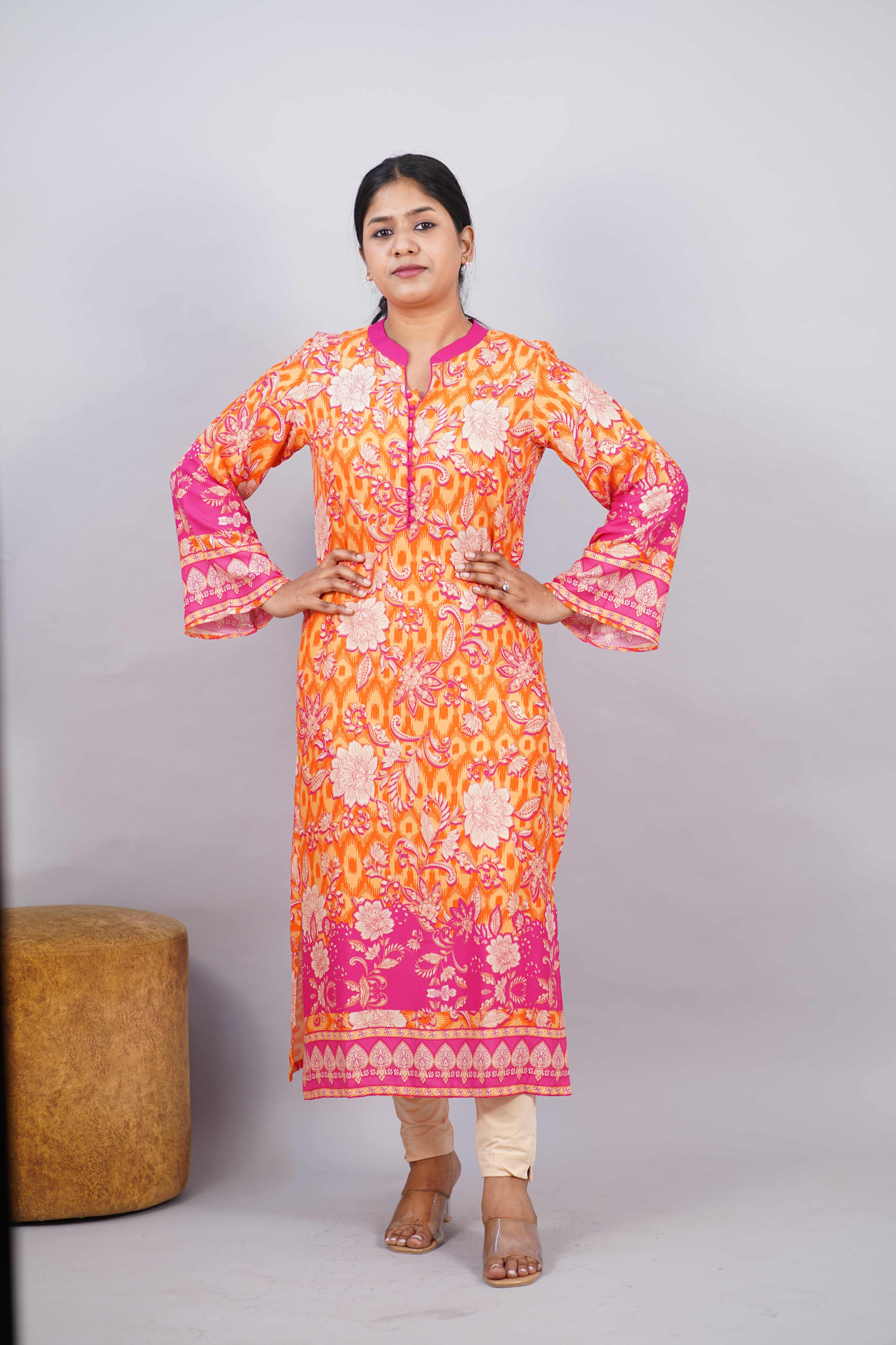 Chinese Collar Dobi Fabric