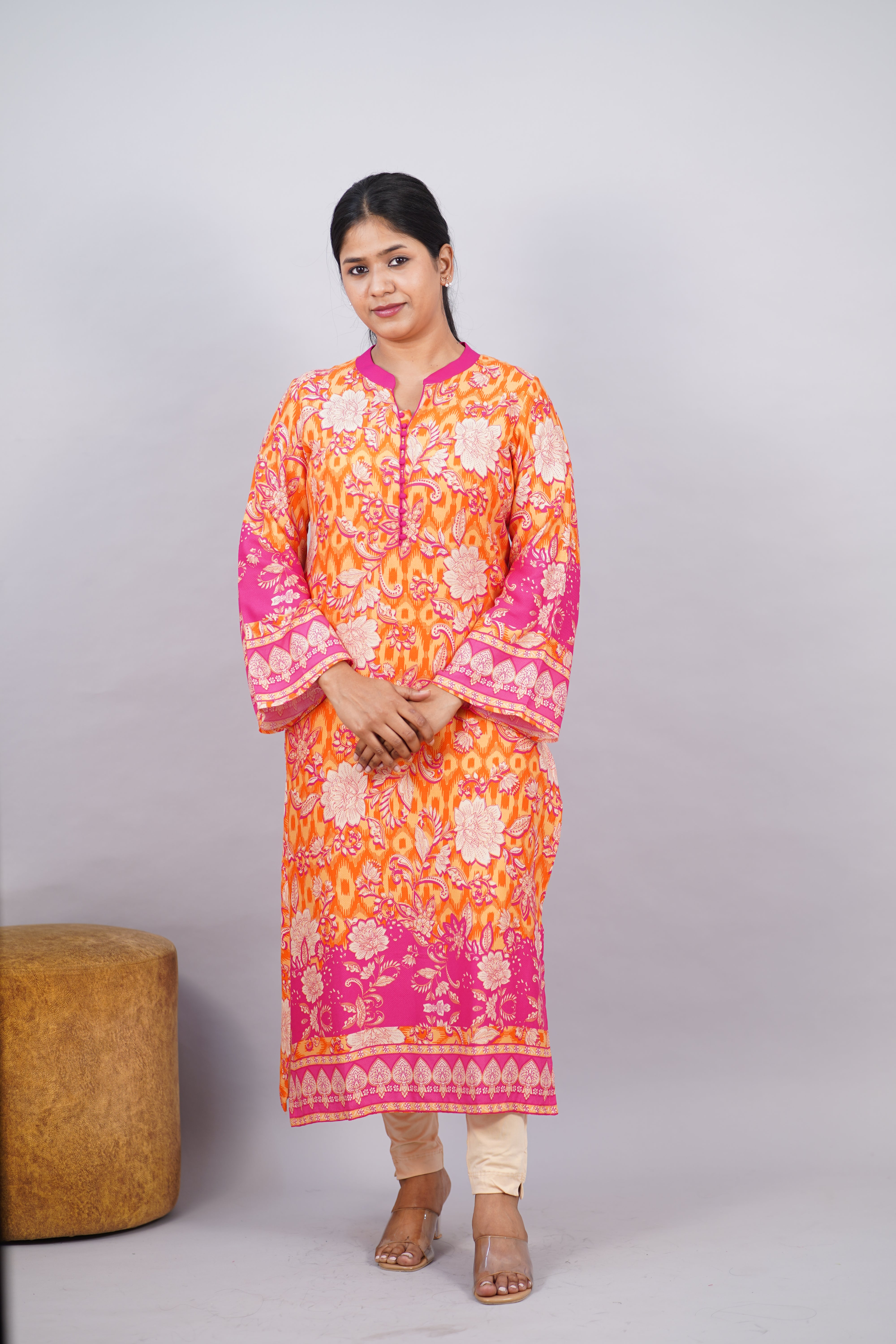 Chinese Collar Dobi Fabric