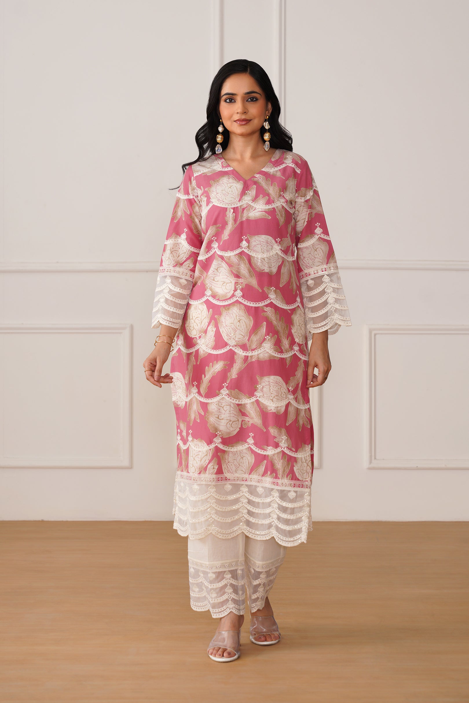 Cambric Suit Set with Dupatta