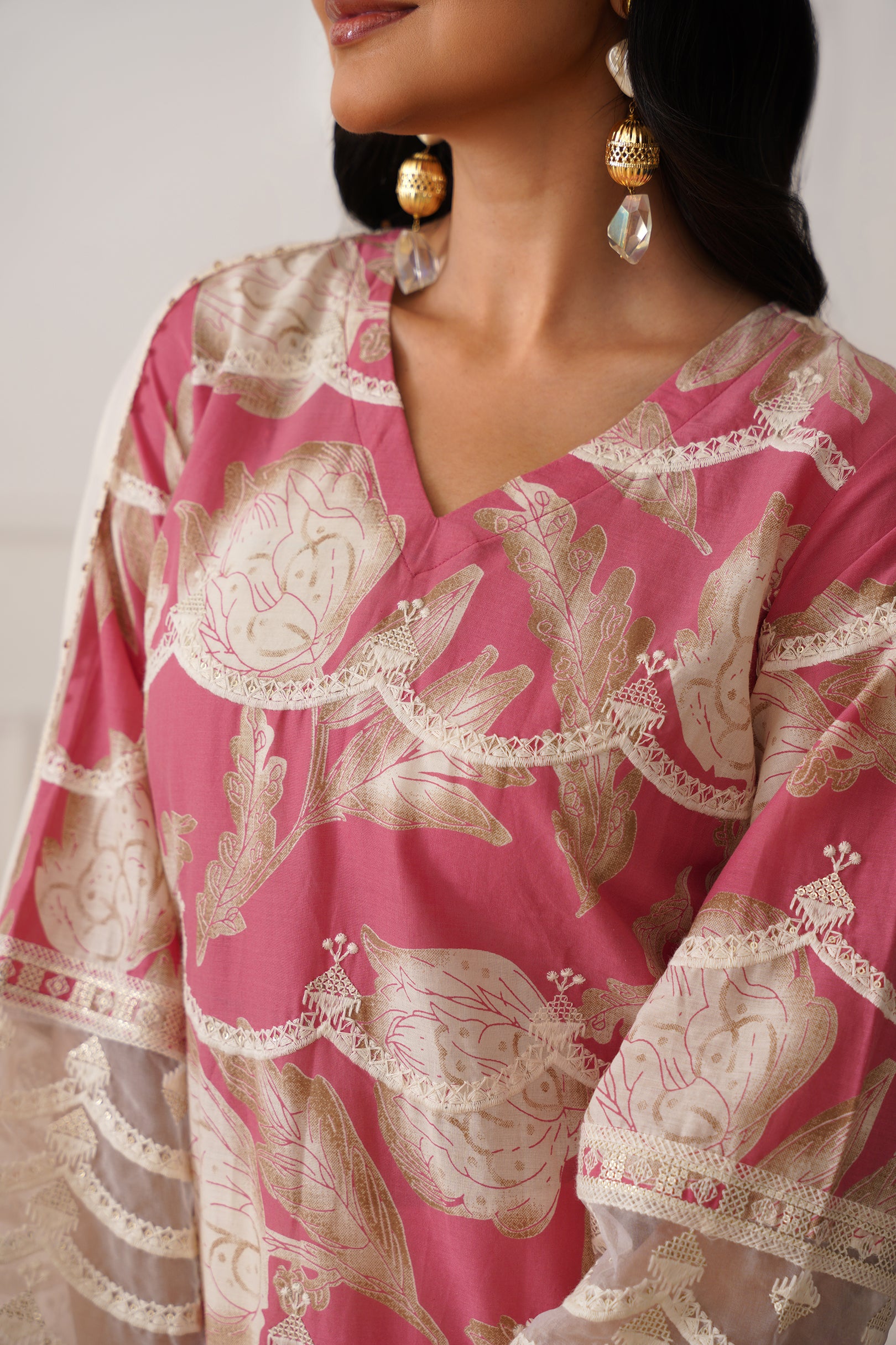 Cambric Suit Set with Dupatta