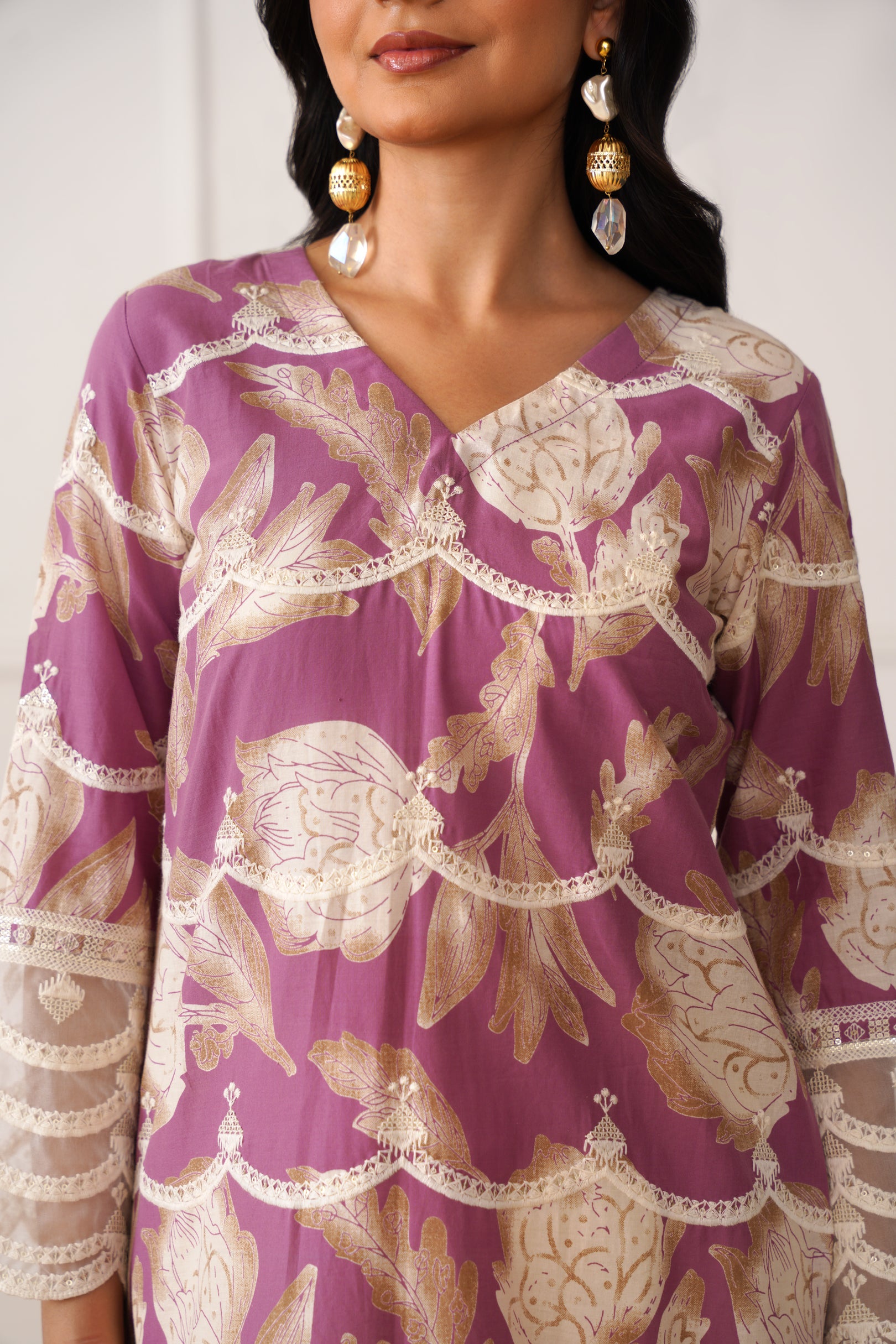 Cambric Suit Set with Dupatta
