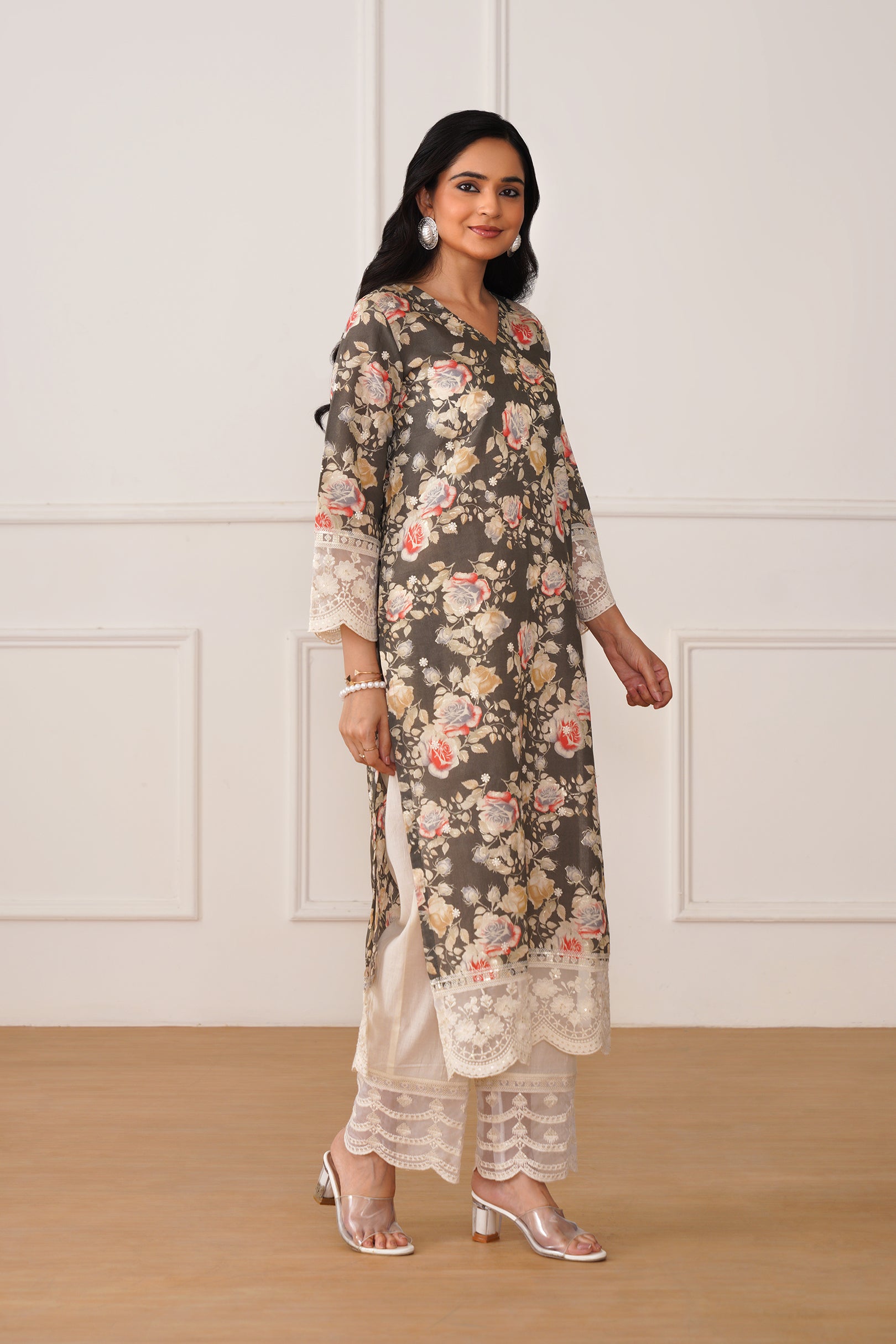Cambric Suit Set with Dupatta