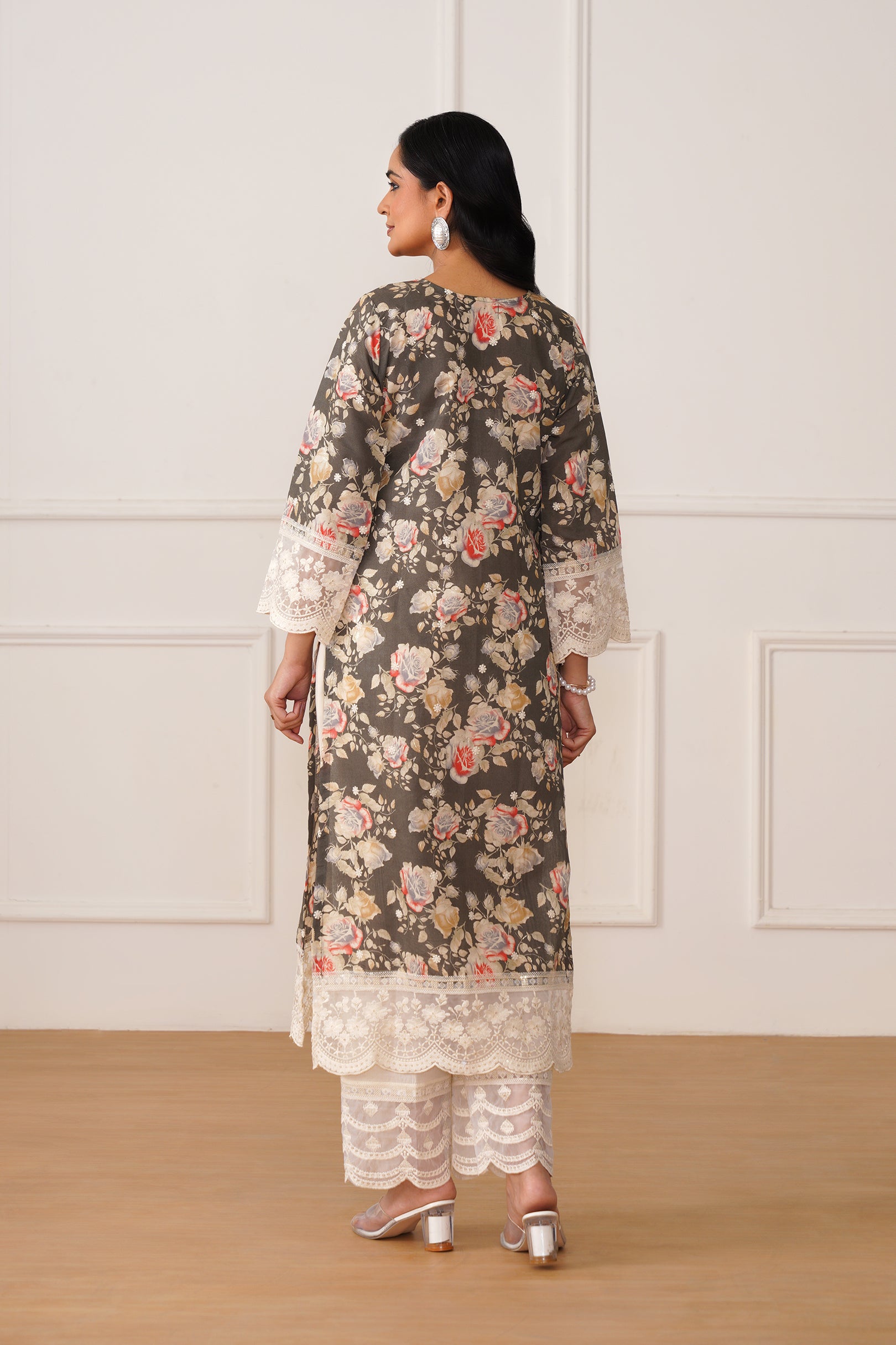 Cambric Suit Set with Dupatta
