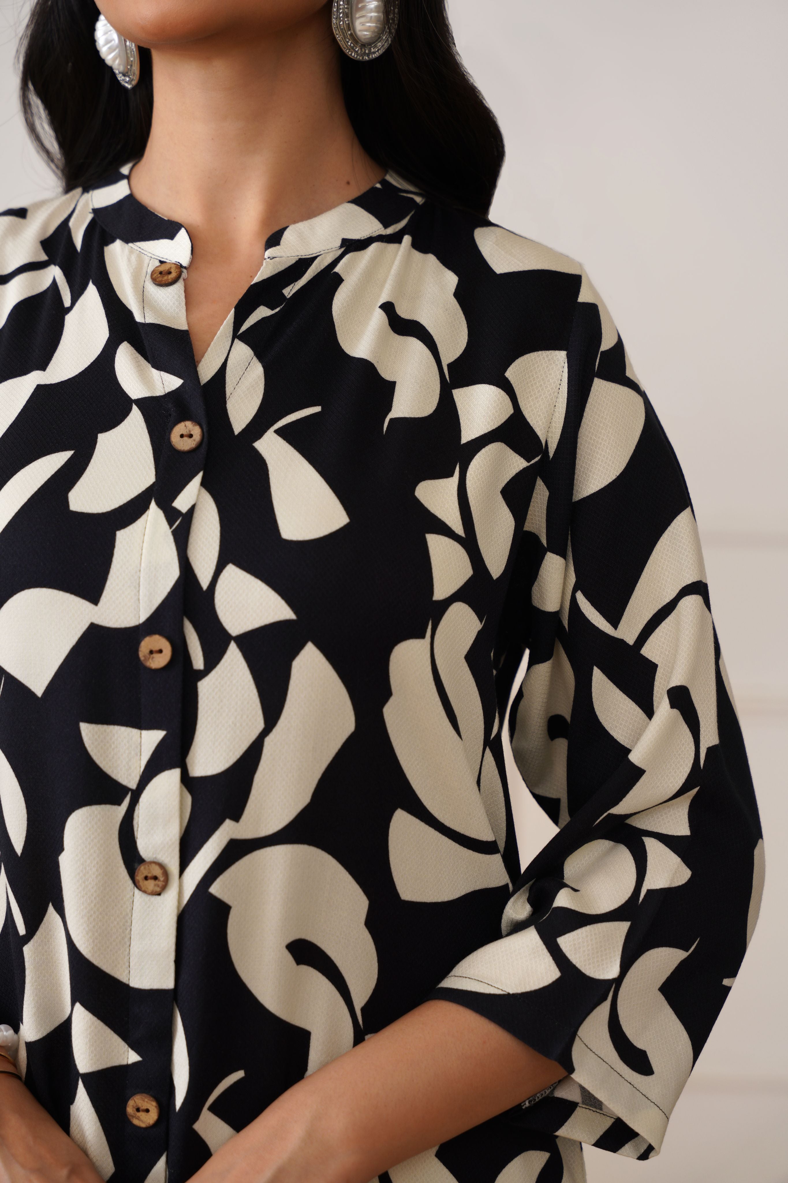 Chinese Collar Kurti