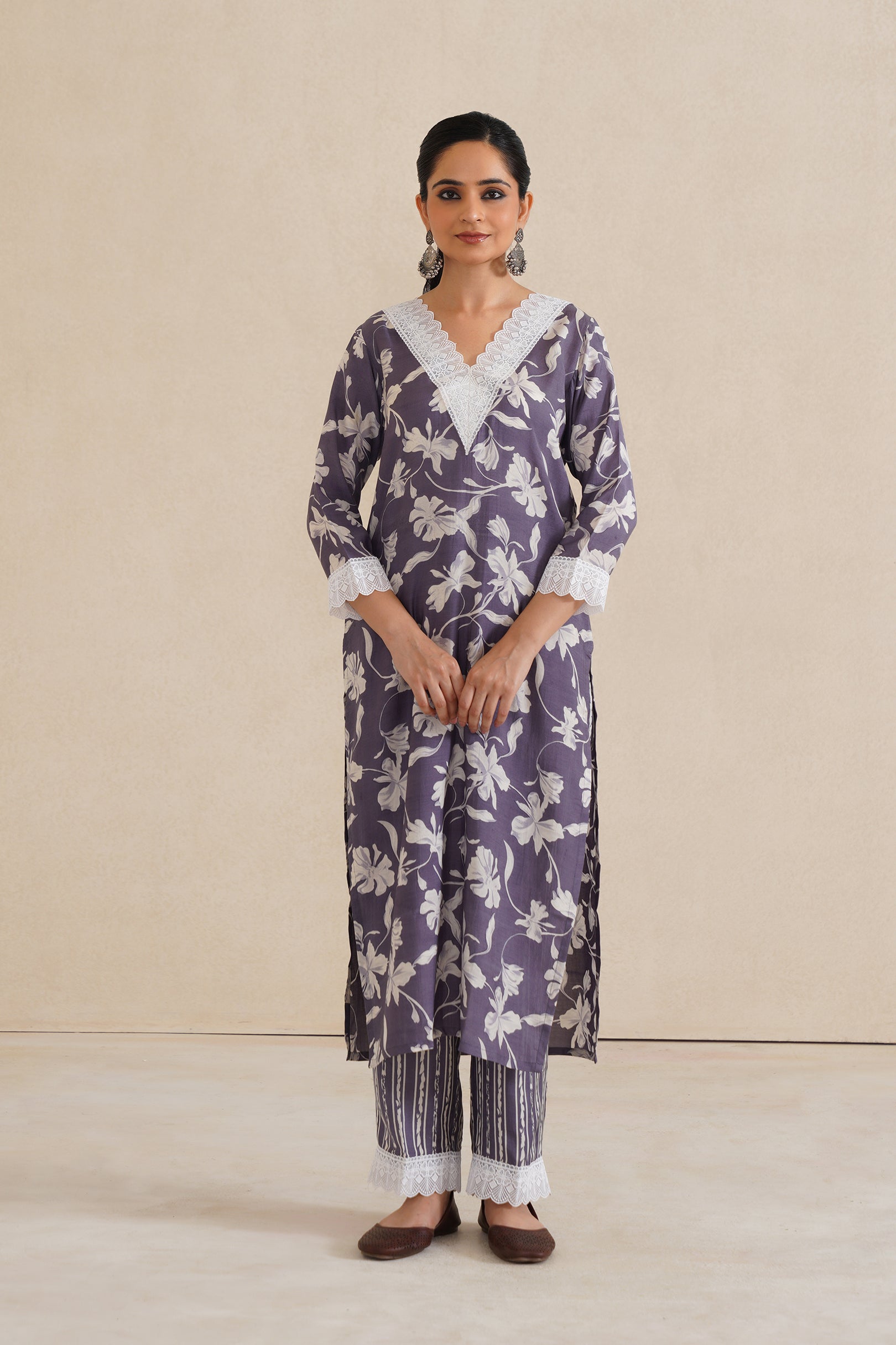 Soft Muslim Kurti Set with Elegant Dupatta
