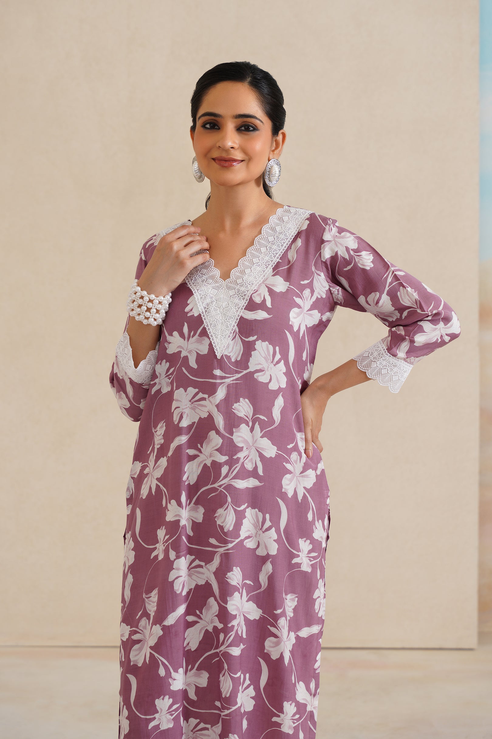 Soft Muslim Kurti Set with Elegant Dupatta