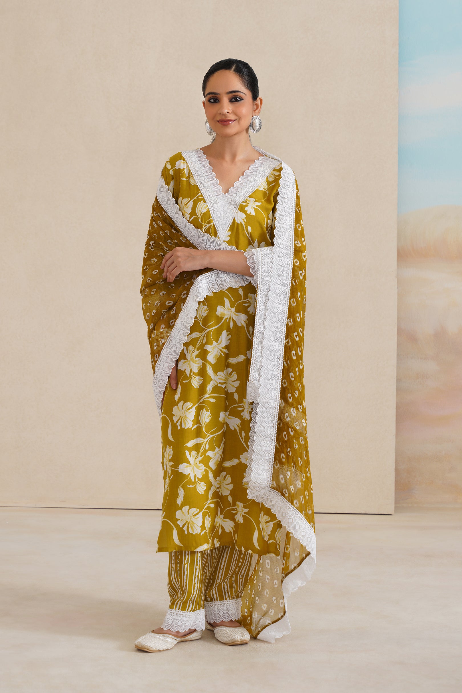 Soft Muslim Kurti Set with Elegant Dupatta