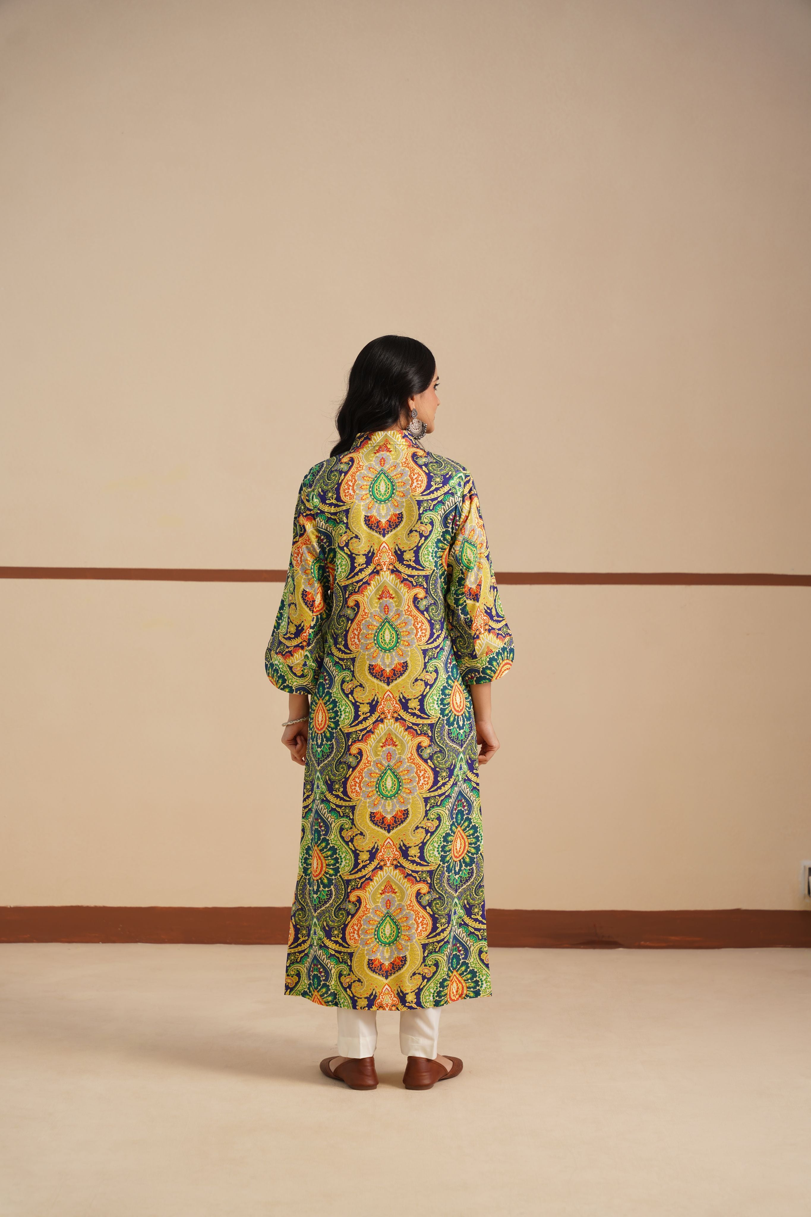 Kurti Shirt Collar fabric Modal Ryon