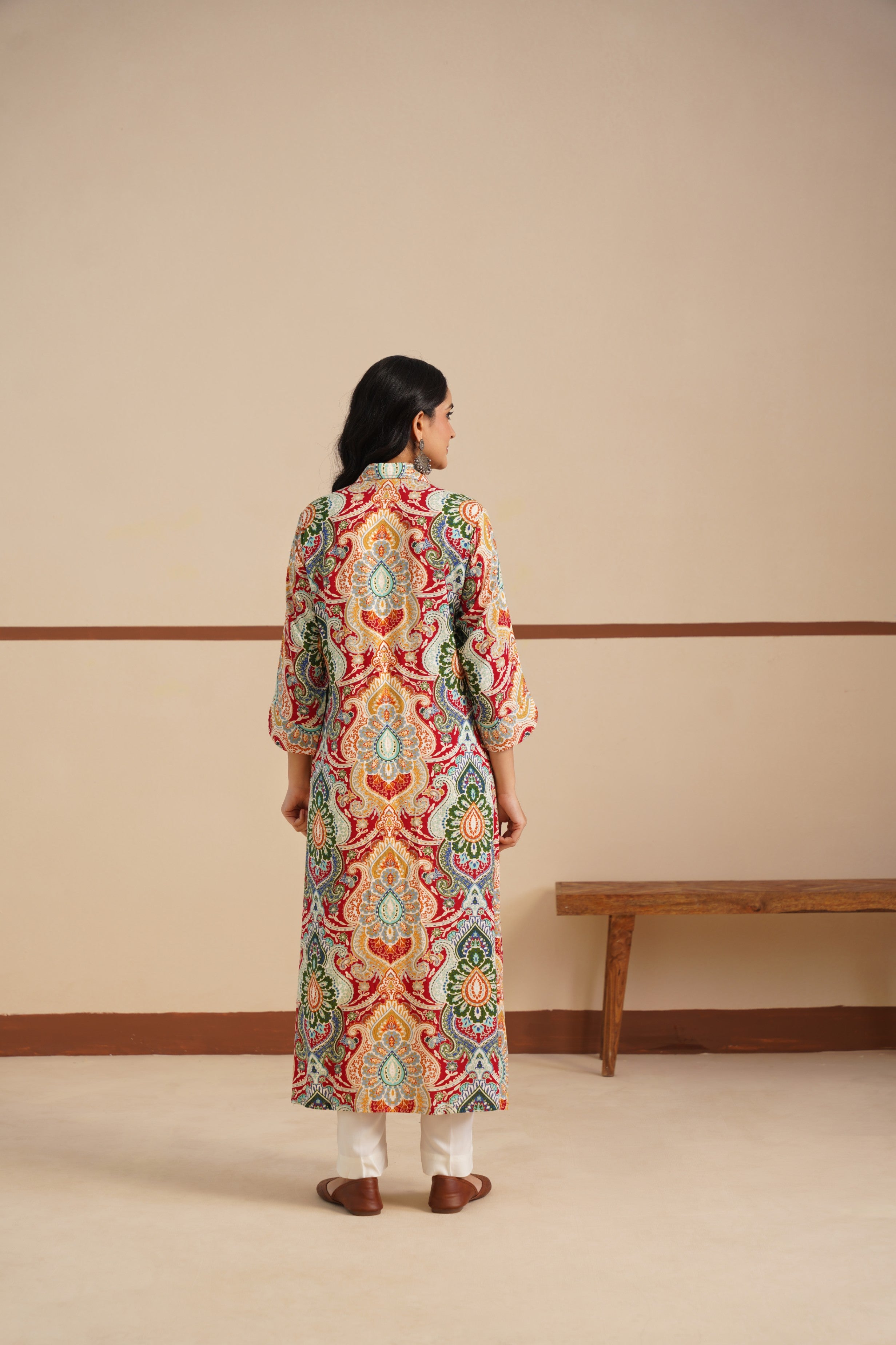 Kurti Shirt Collar fabric Modal Ryon