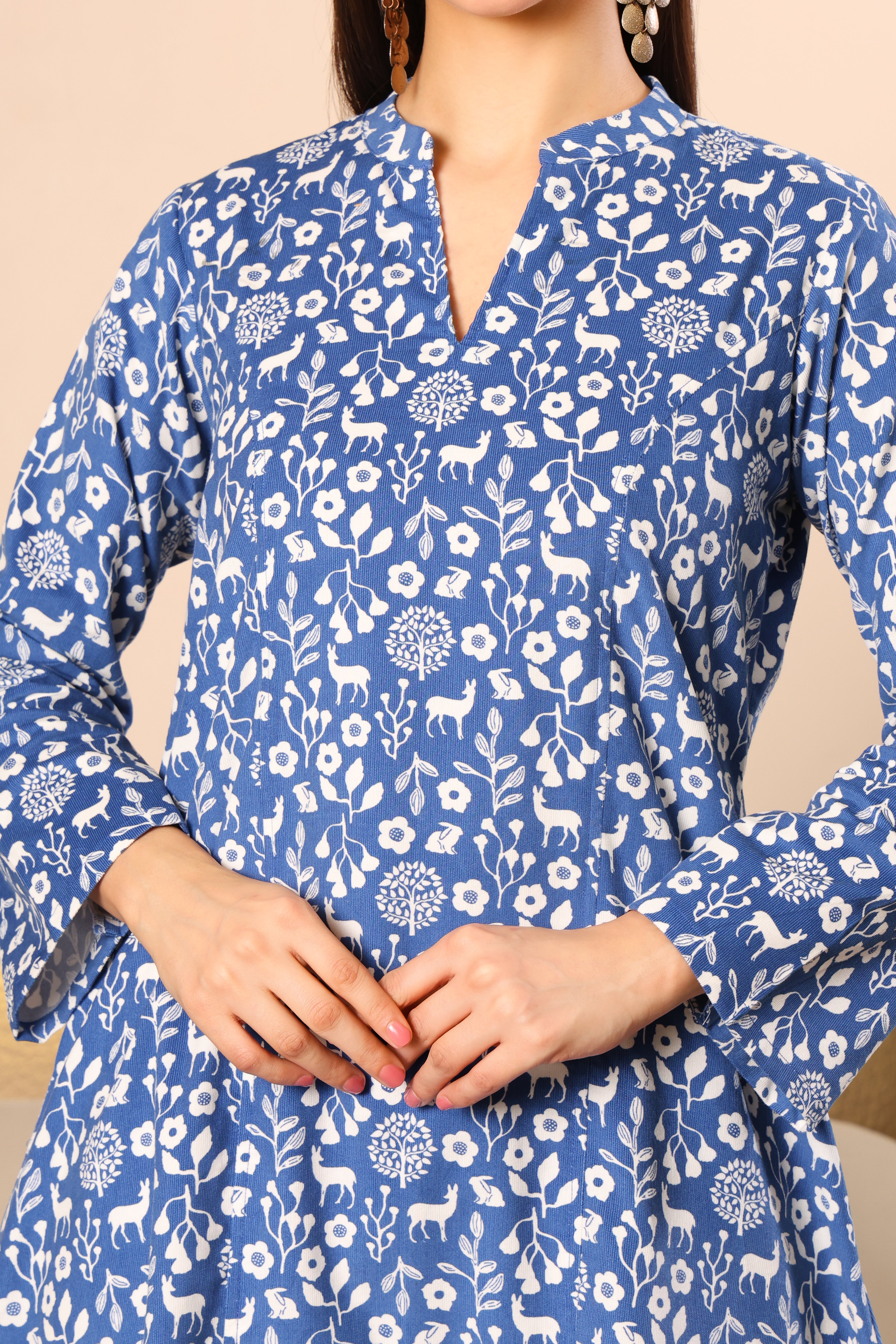 Elegant Printed Kurta Set