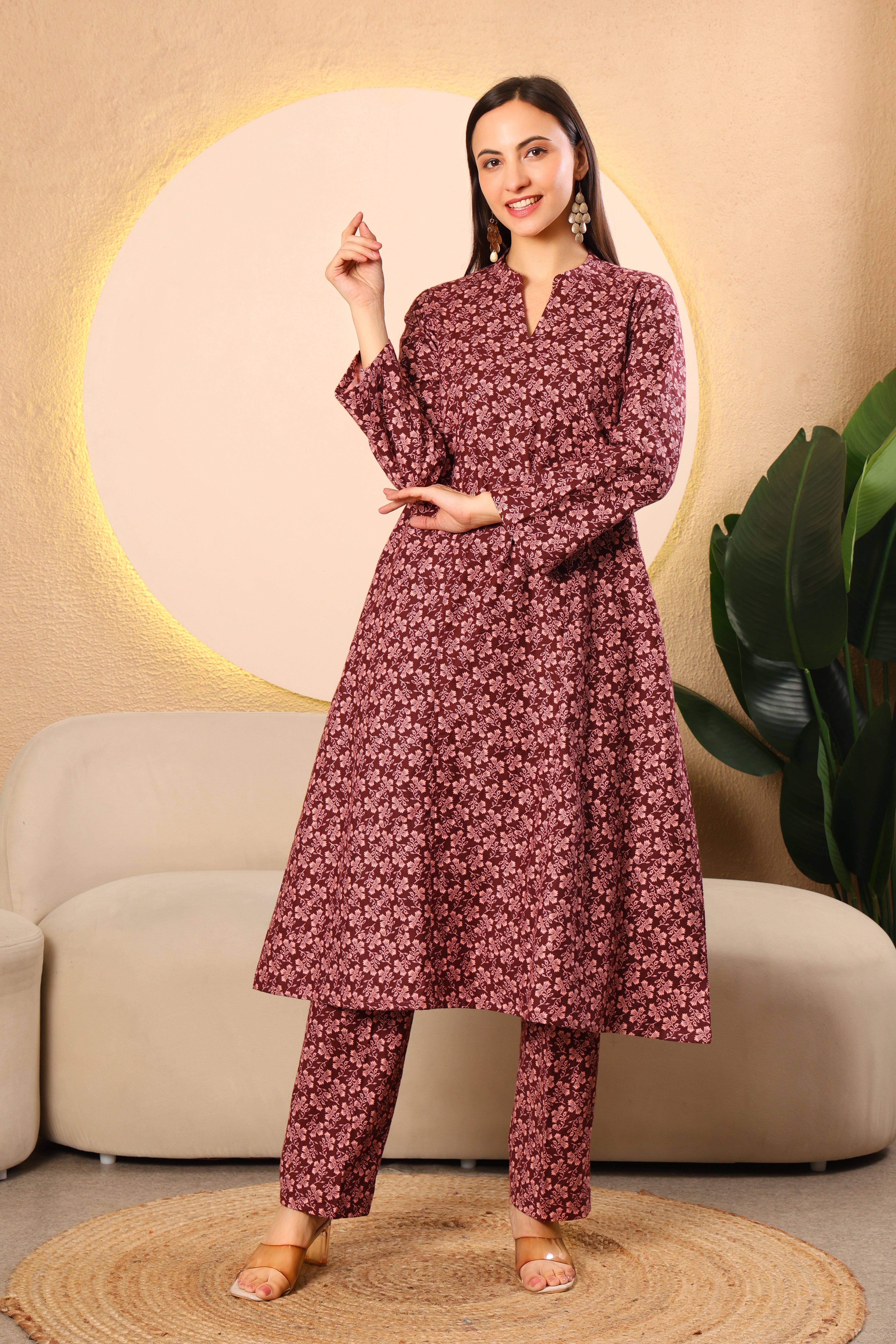 Elegant Printed Kurta Set