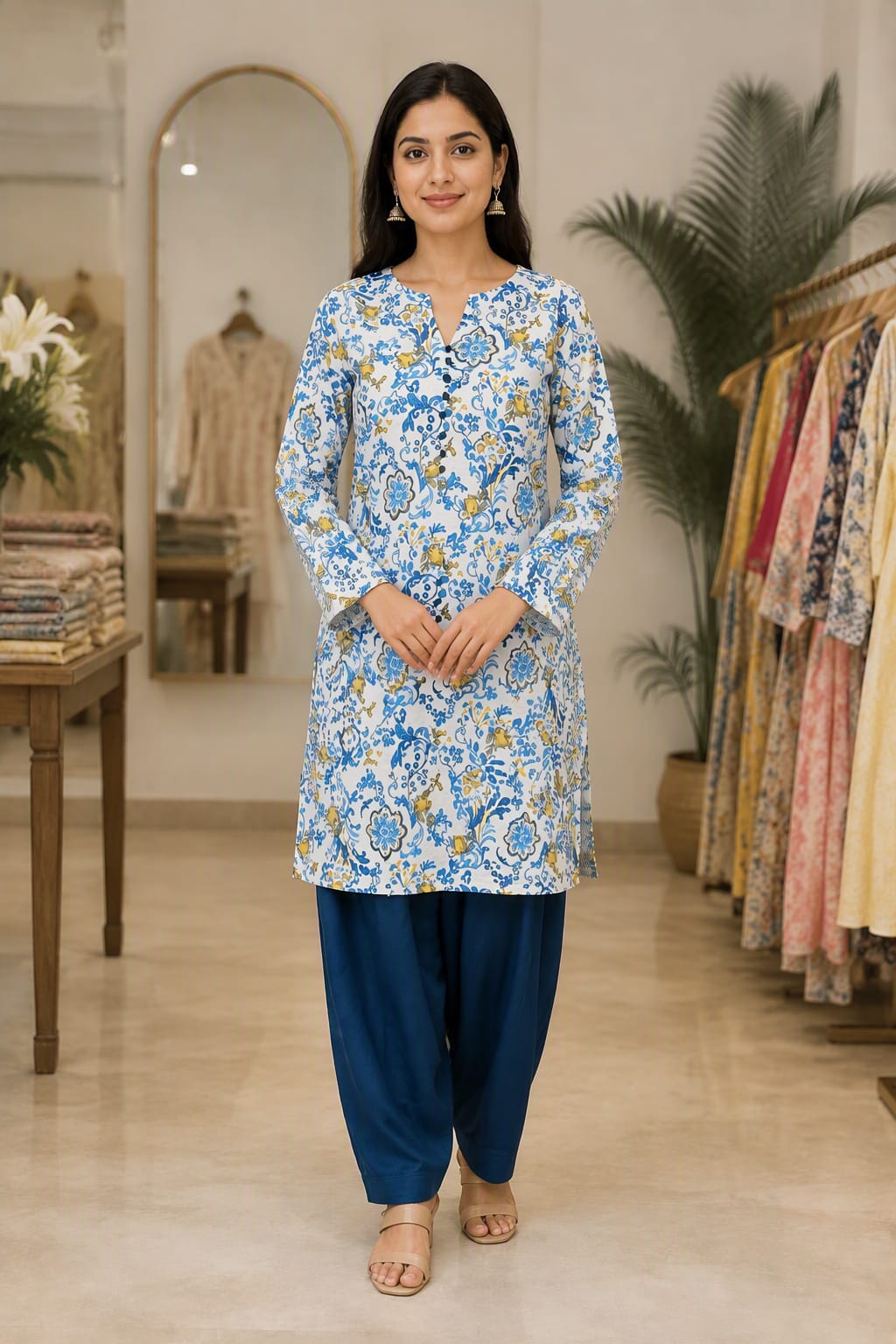 Stylish Cotton Kurta Set