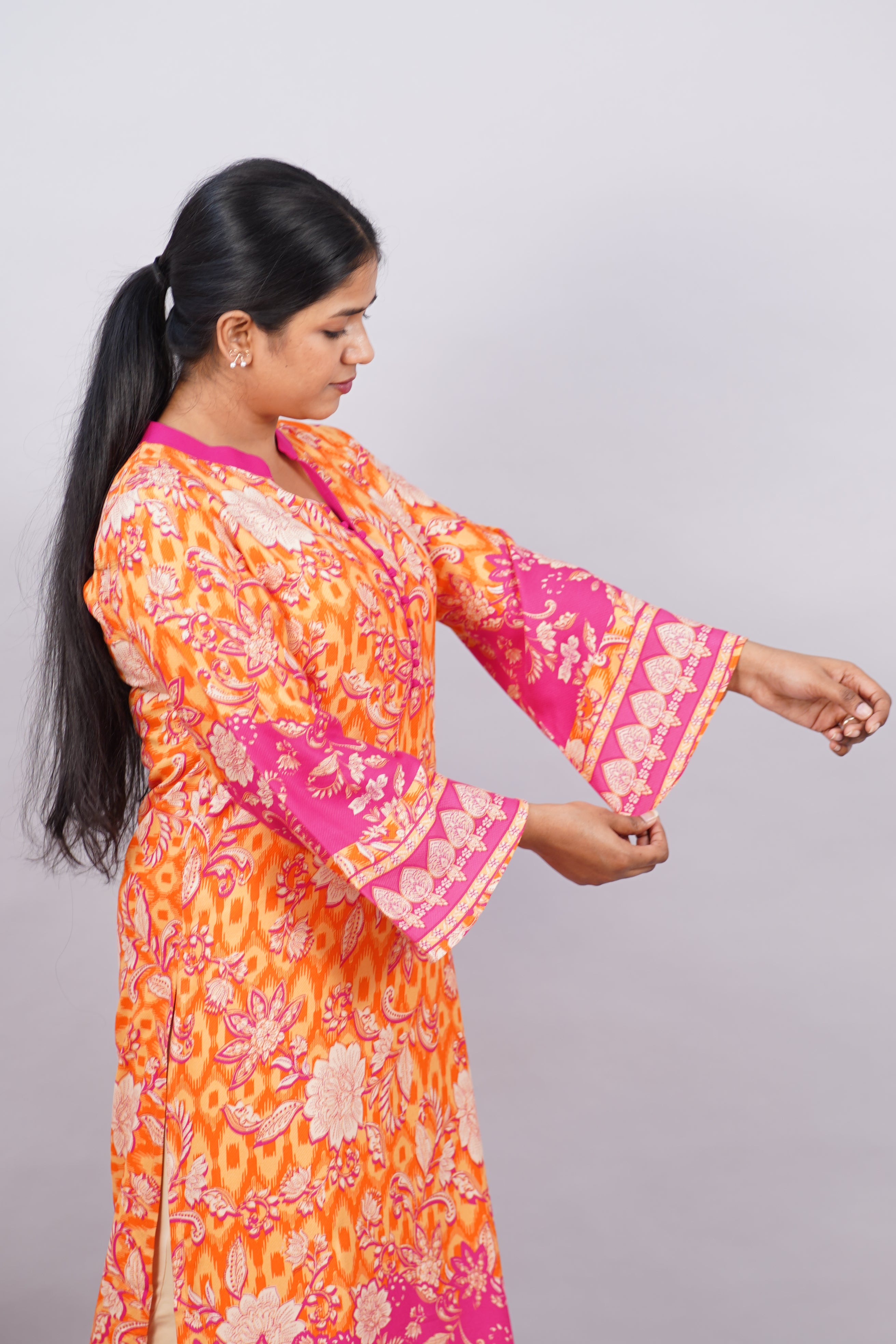 Chinese Collar Dobi Fabric
