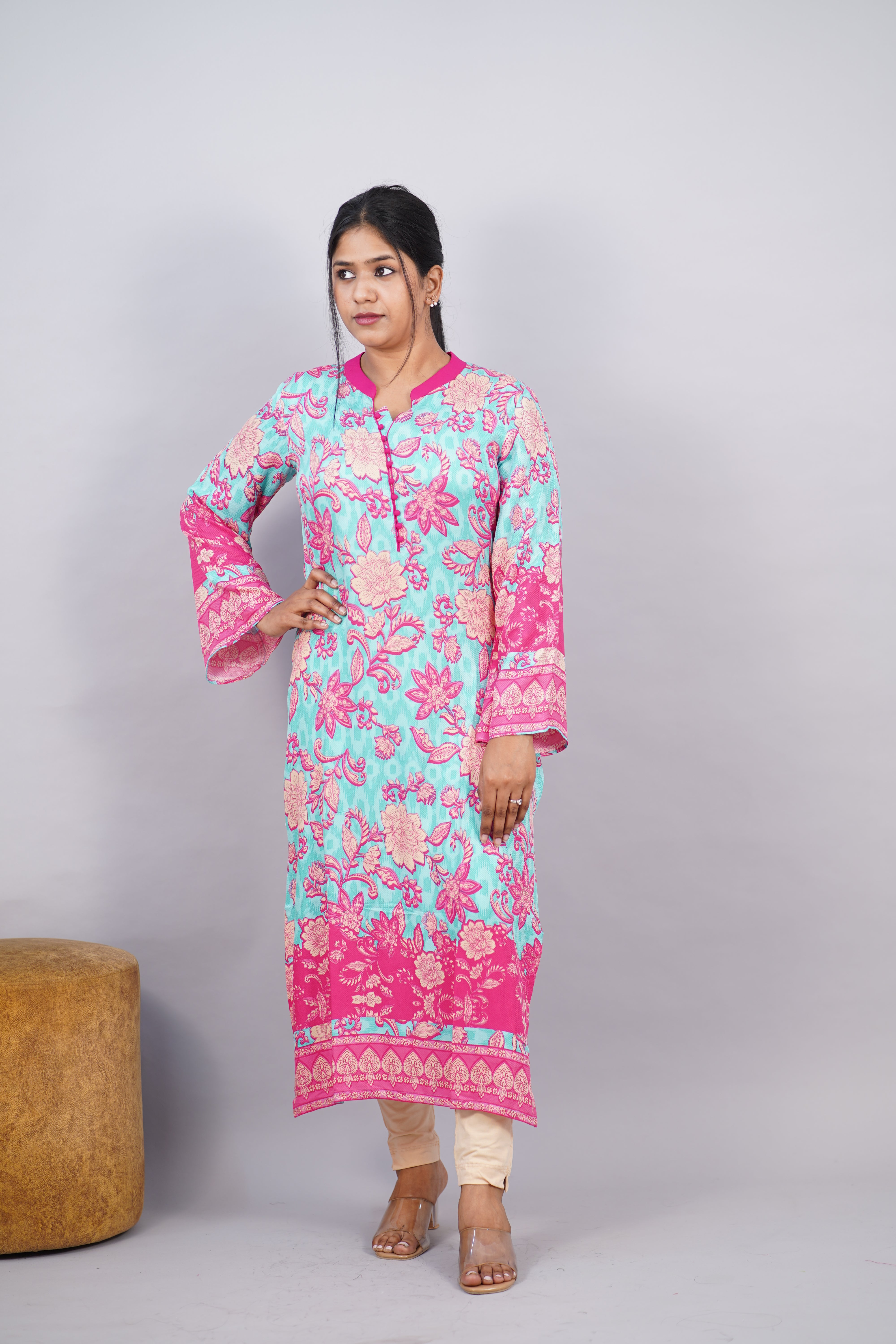 Chinese Collar Dobi Fabric