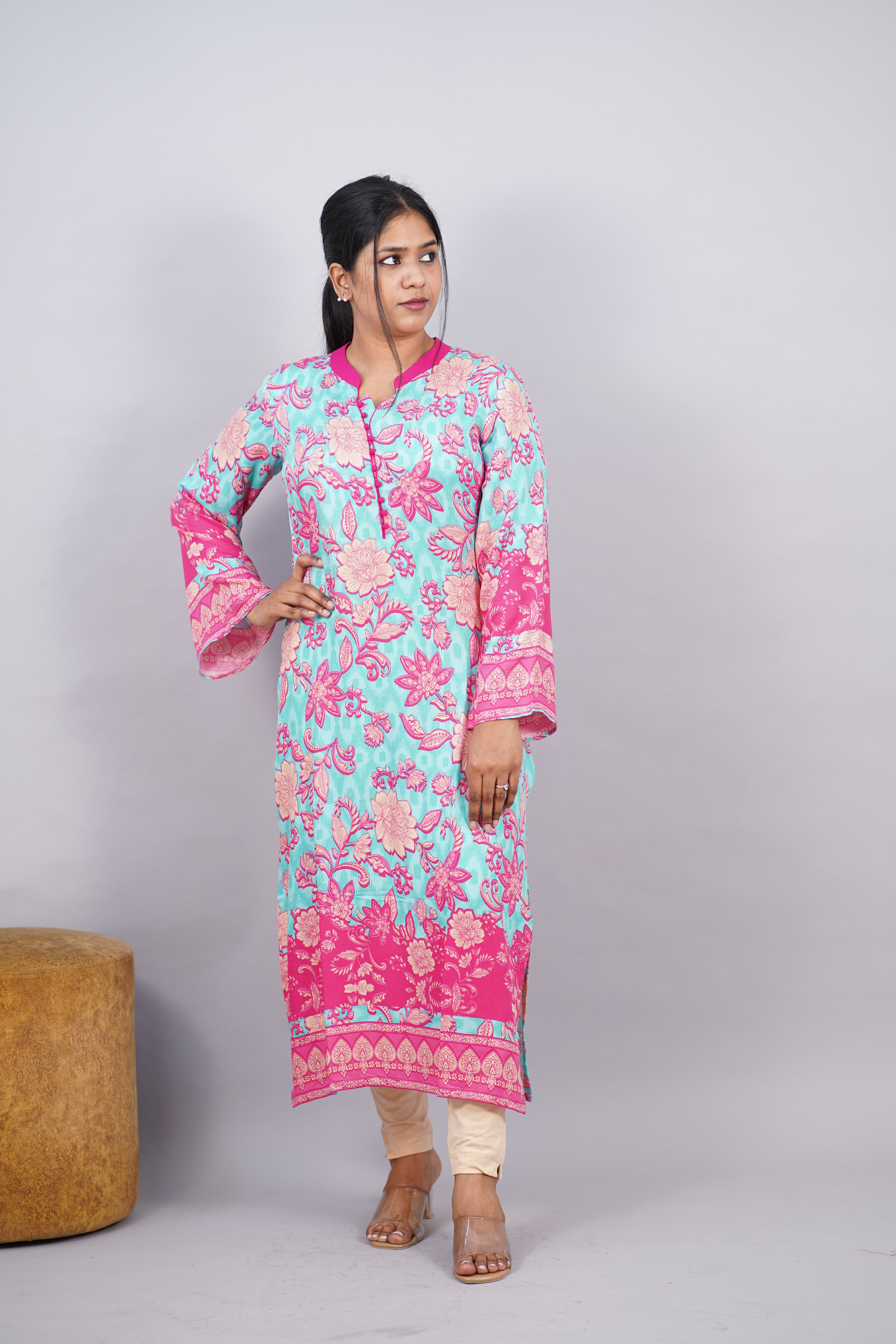 Chinese Collar Dobi Fabric