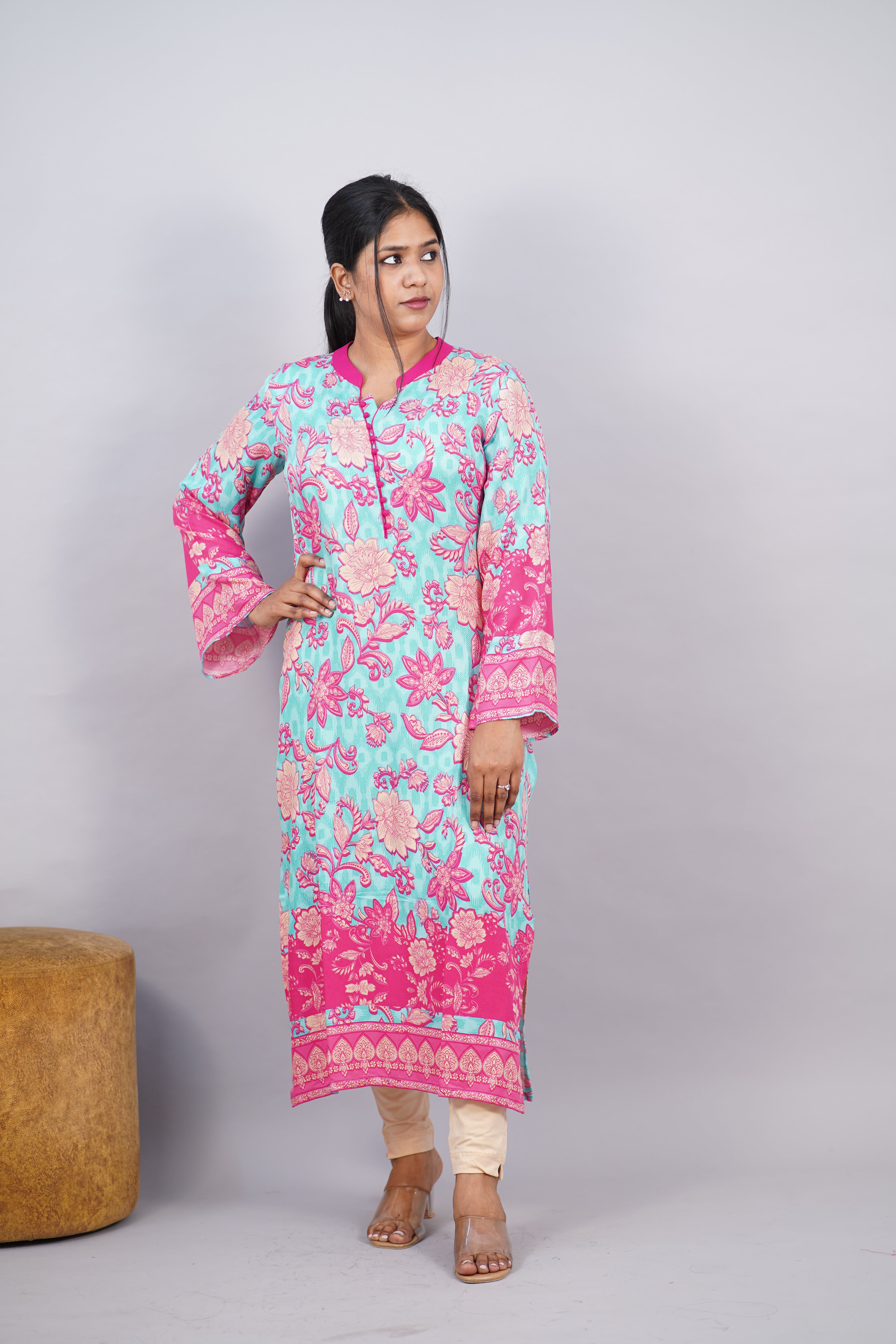 Chinese Collar Dobi Fabric