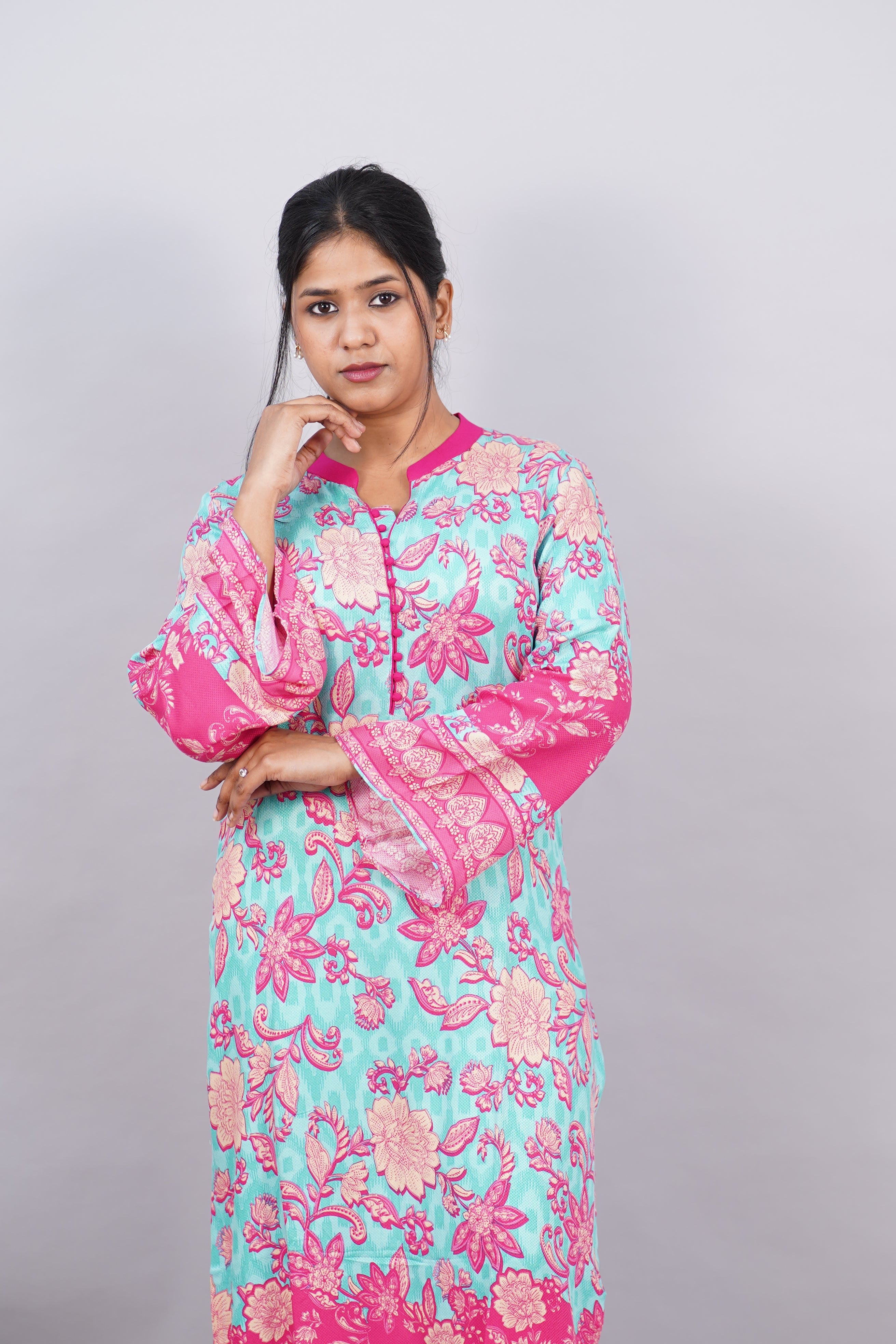 Chinese Collar Dobi Fabric