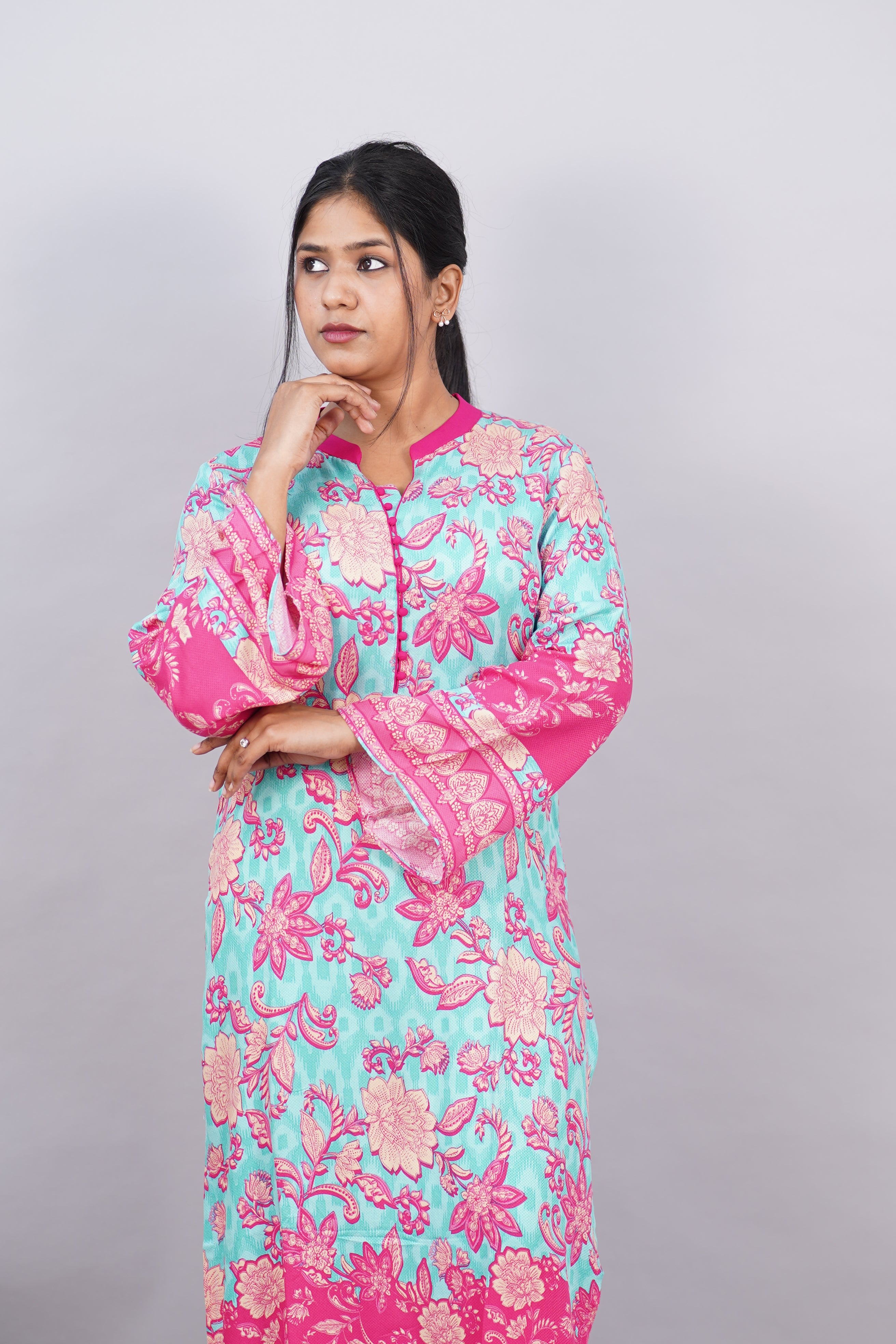 Chinese Collar Dobi Fabric