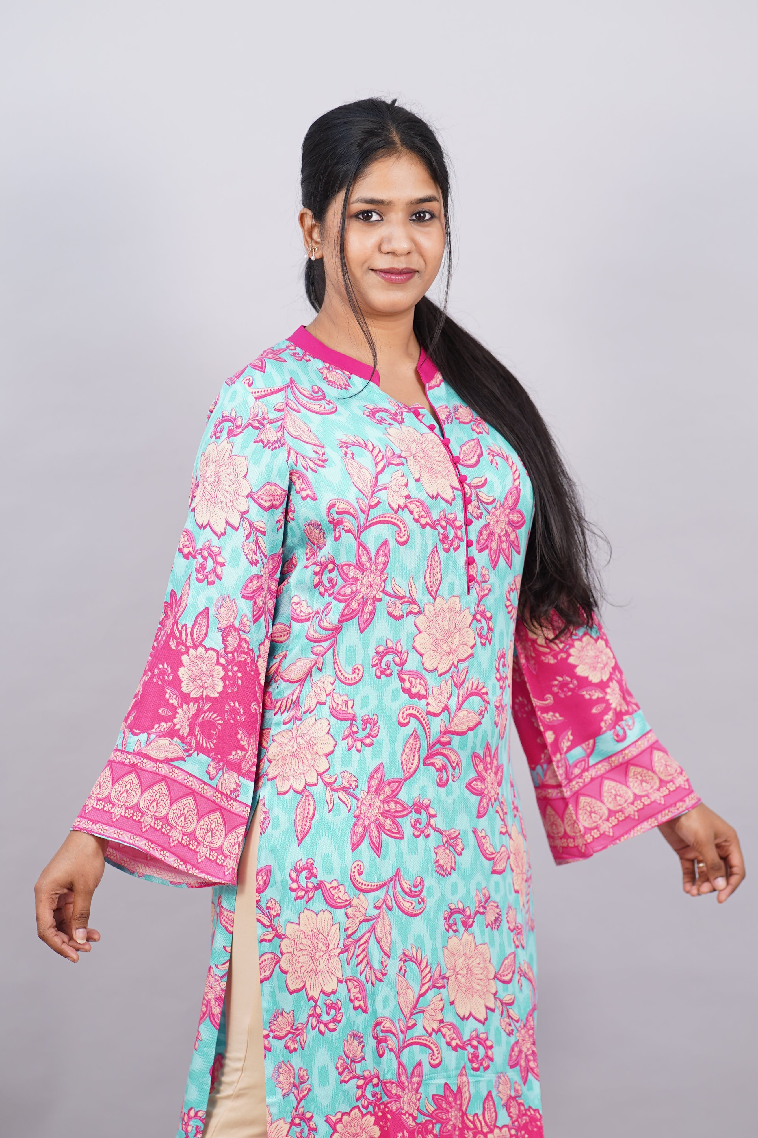Chinese Collar Dobi Fabric