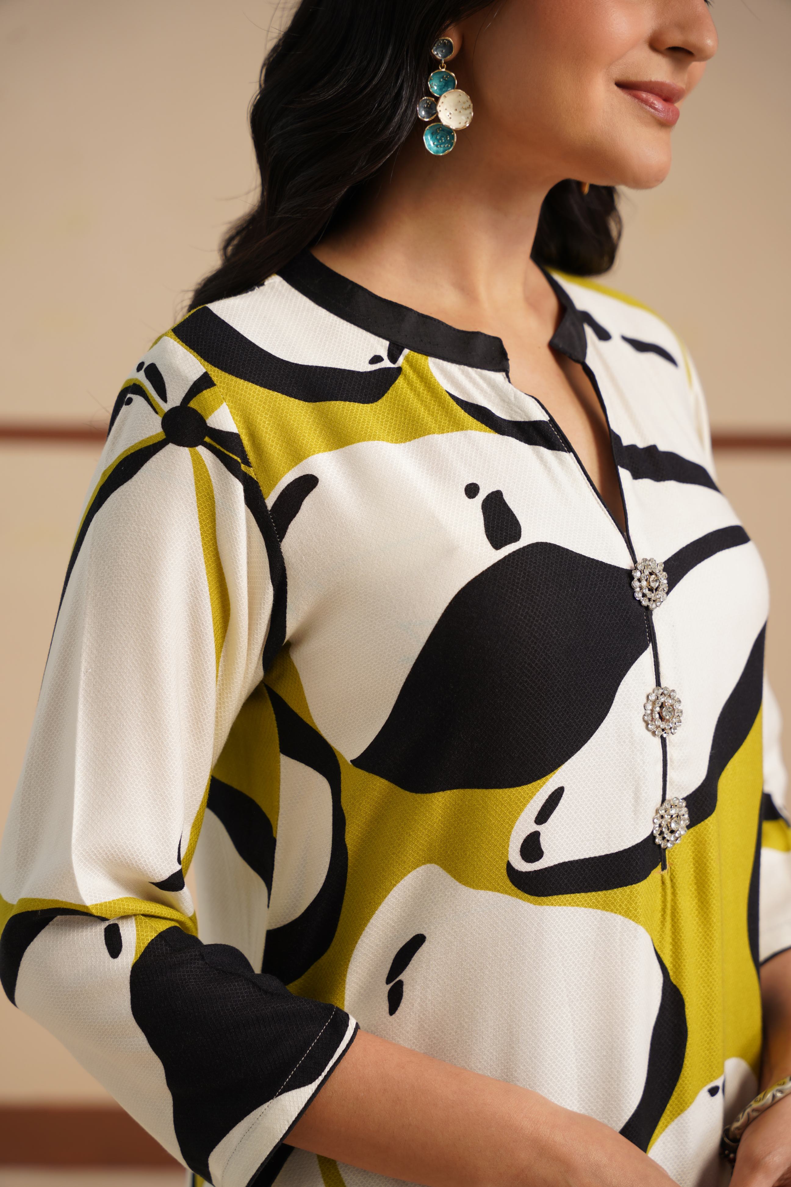 Chinese Collar Dobi Fabric