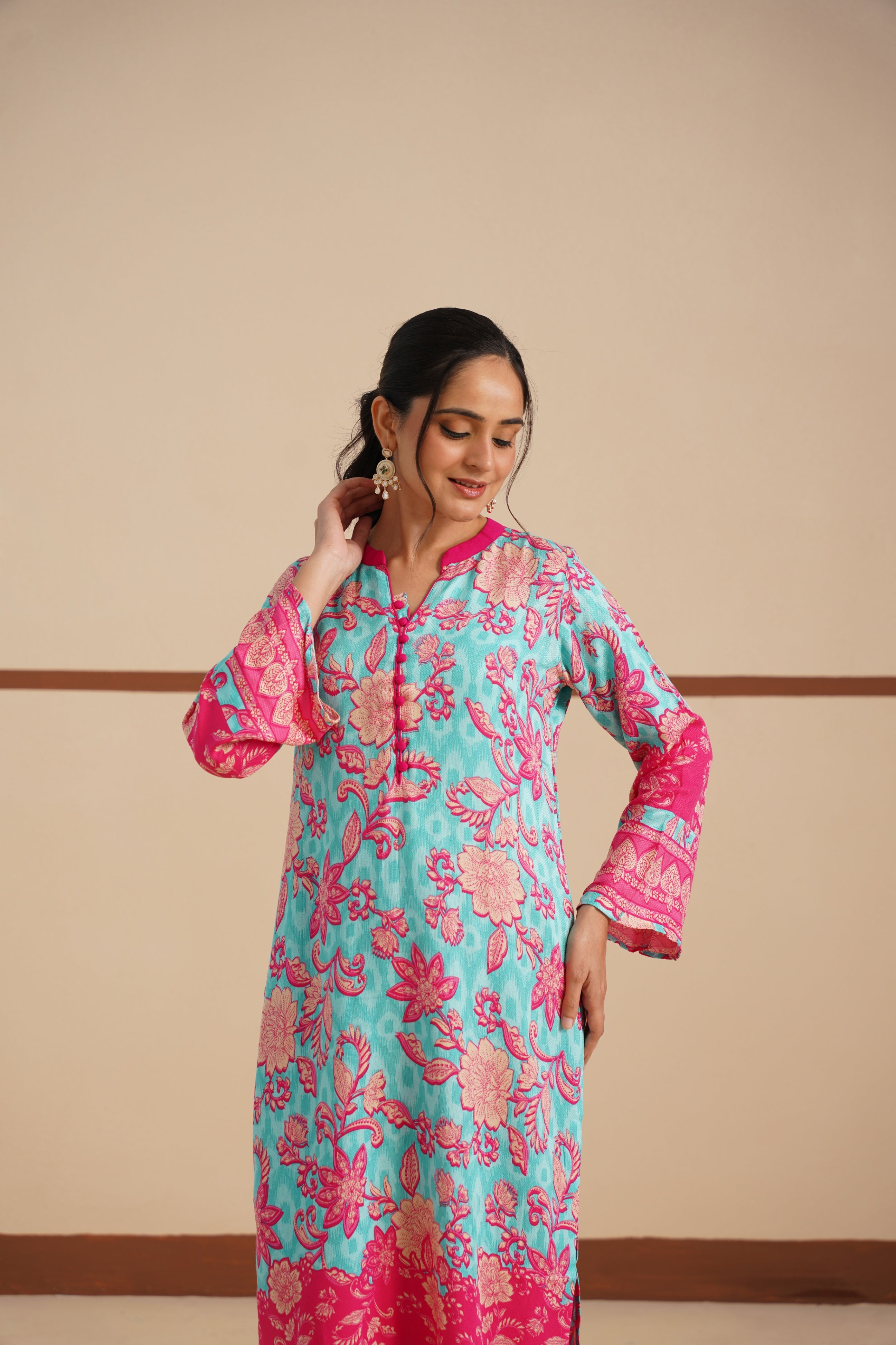 Chinese Collar Dobi Fabric