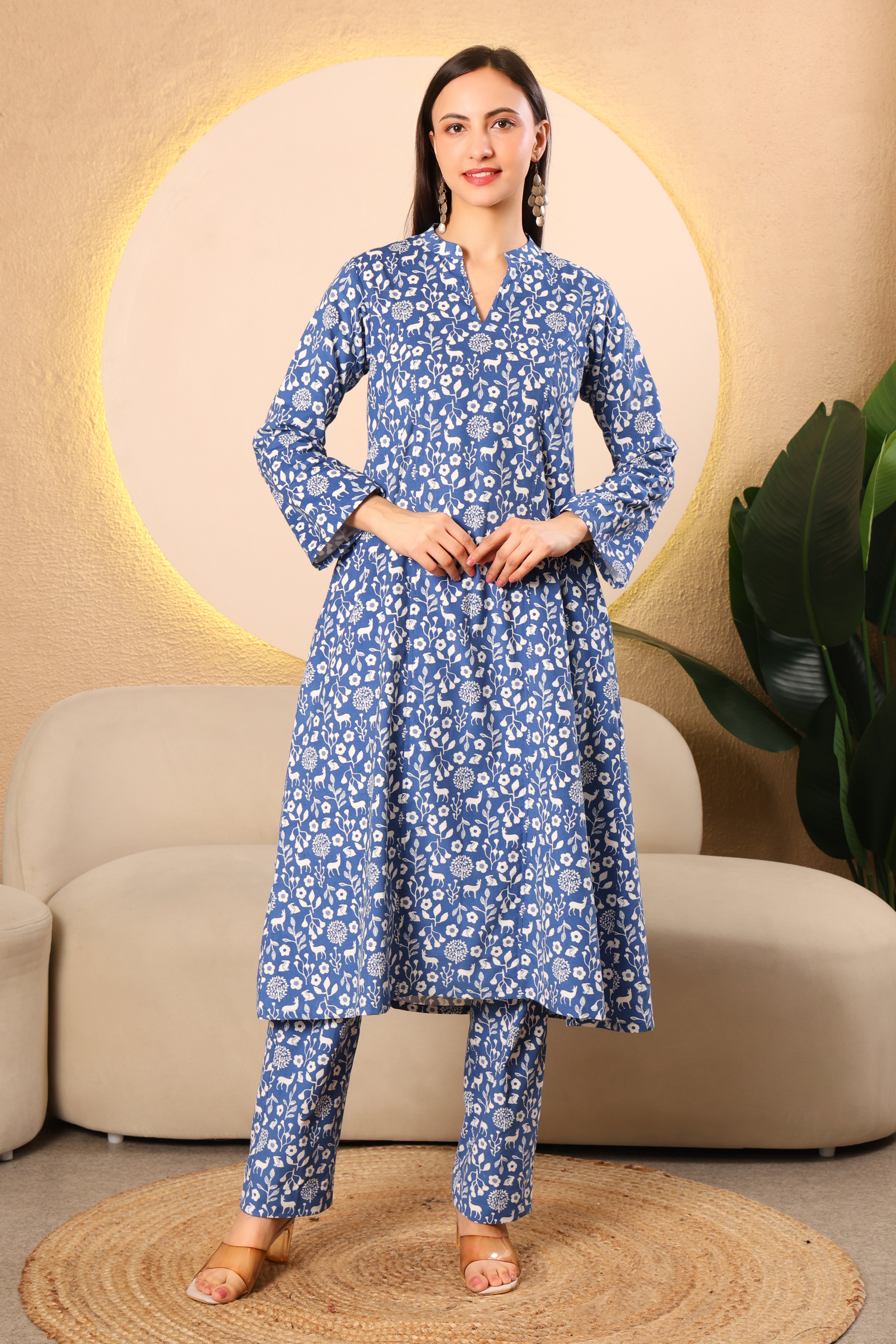 Elegant Printed Kurta Set