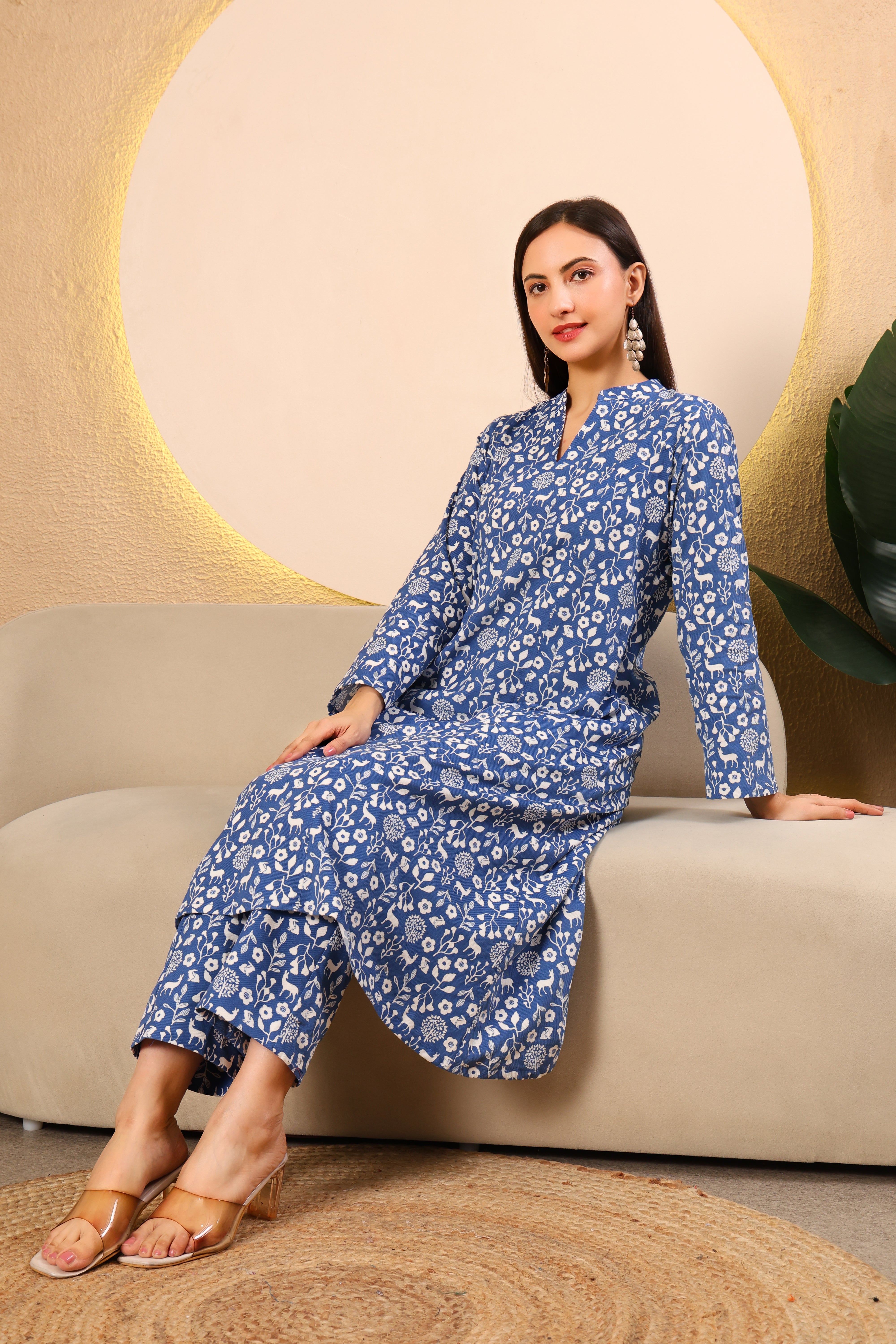 Elegant Printed Kurta Set