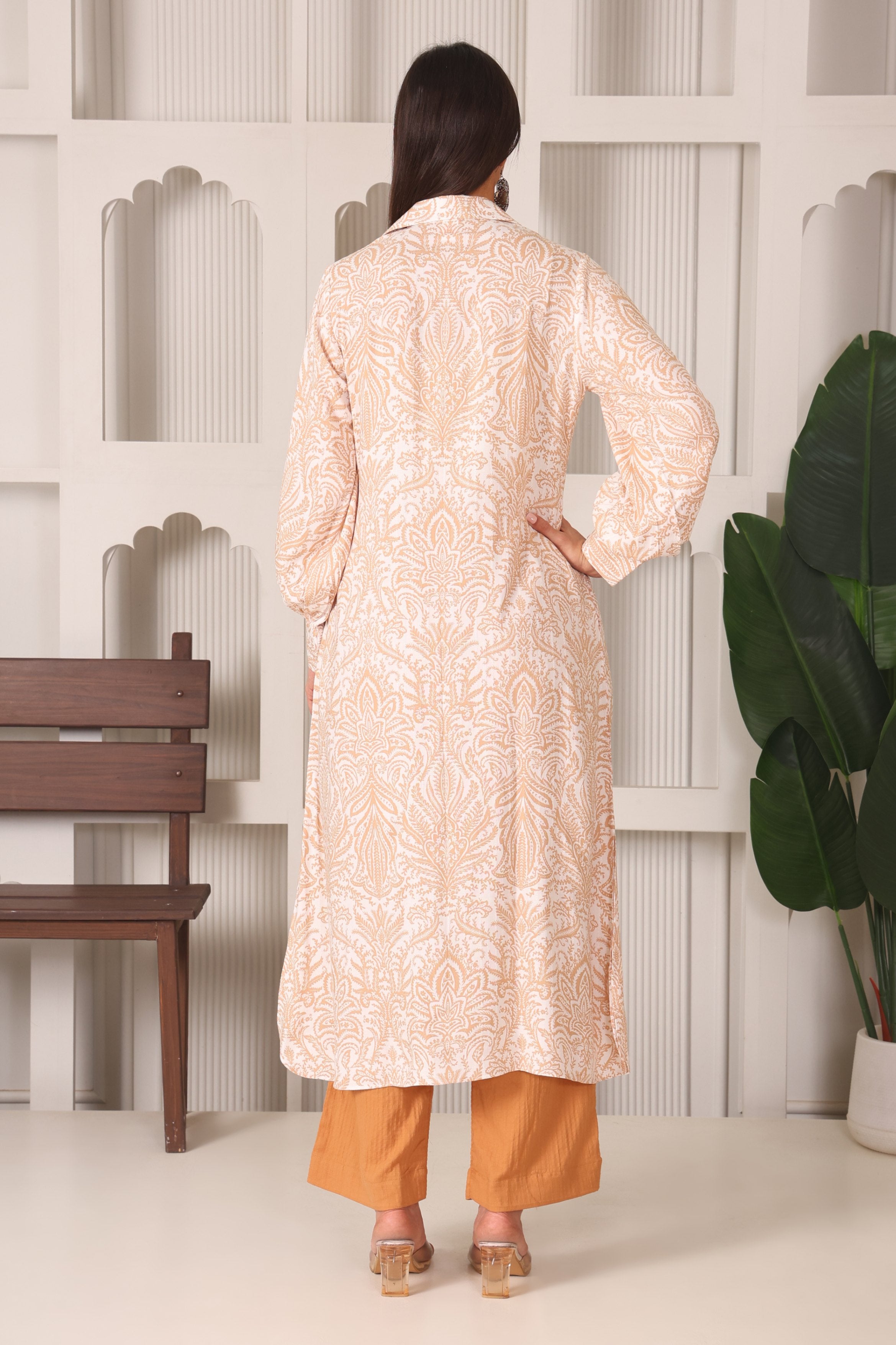 Trendy Printed Rayon Kurta Set