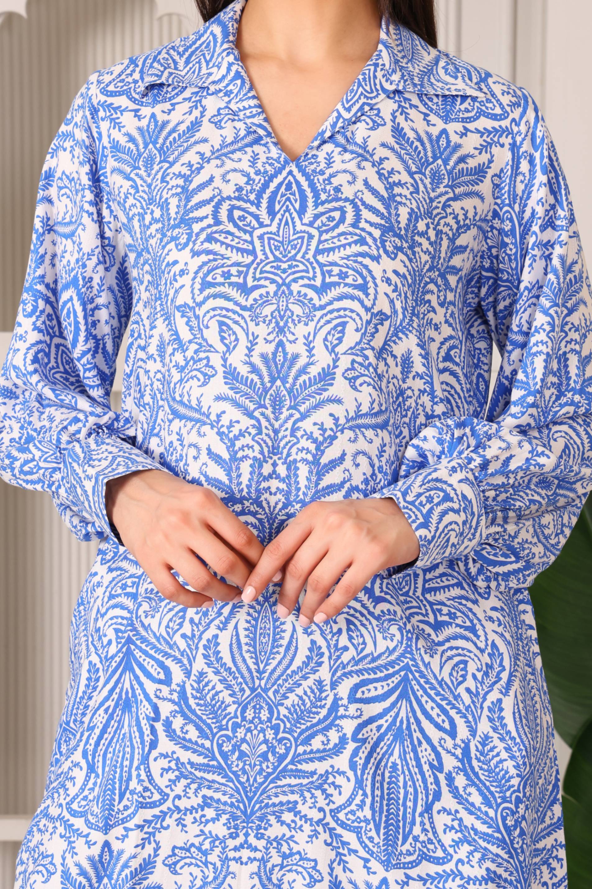 Chic Printed Rayon Kurta Set