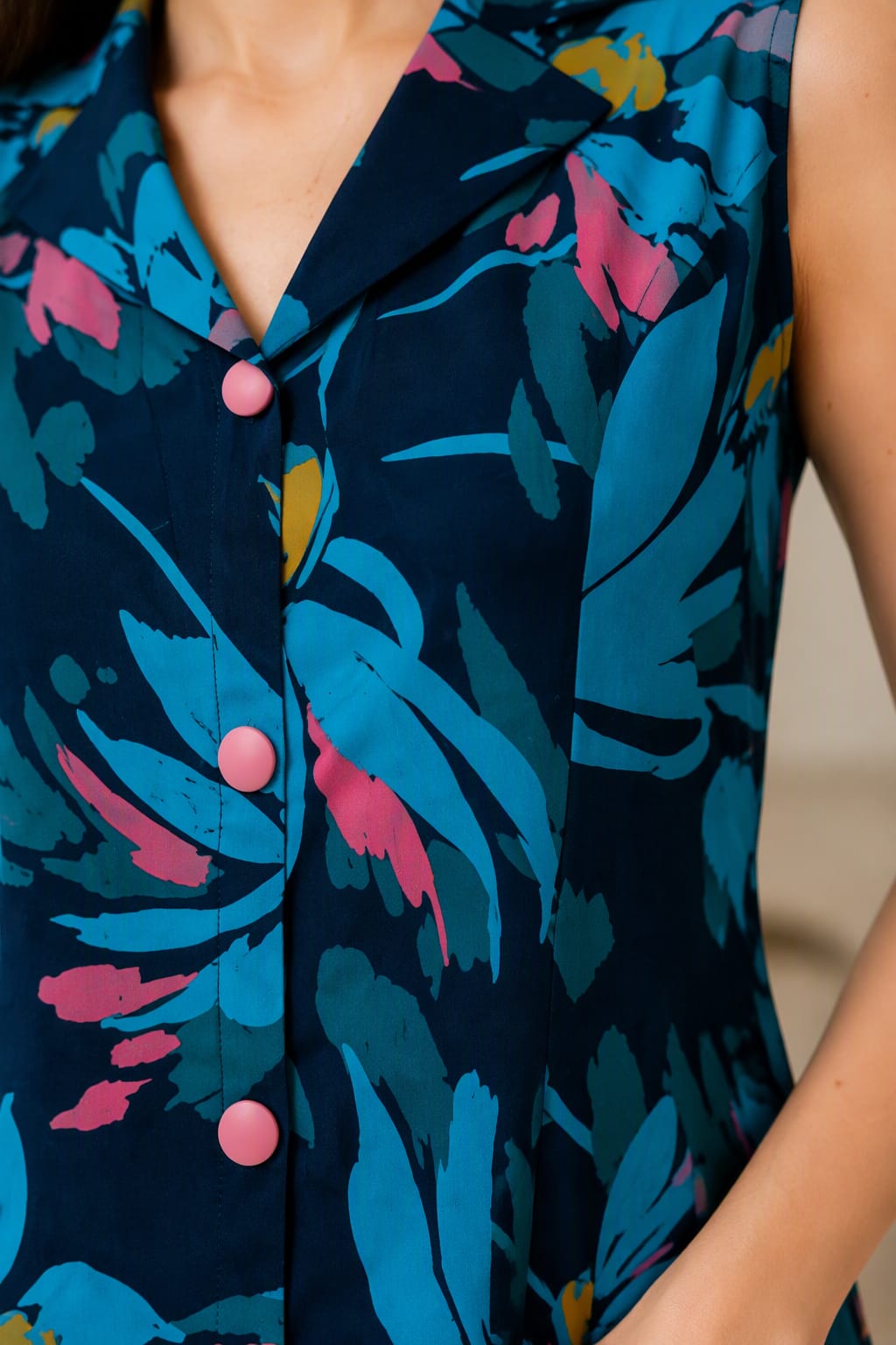 Stylish Cambric Midi Dress
